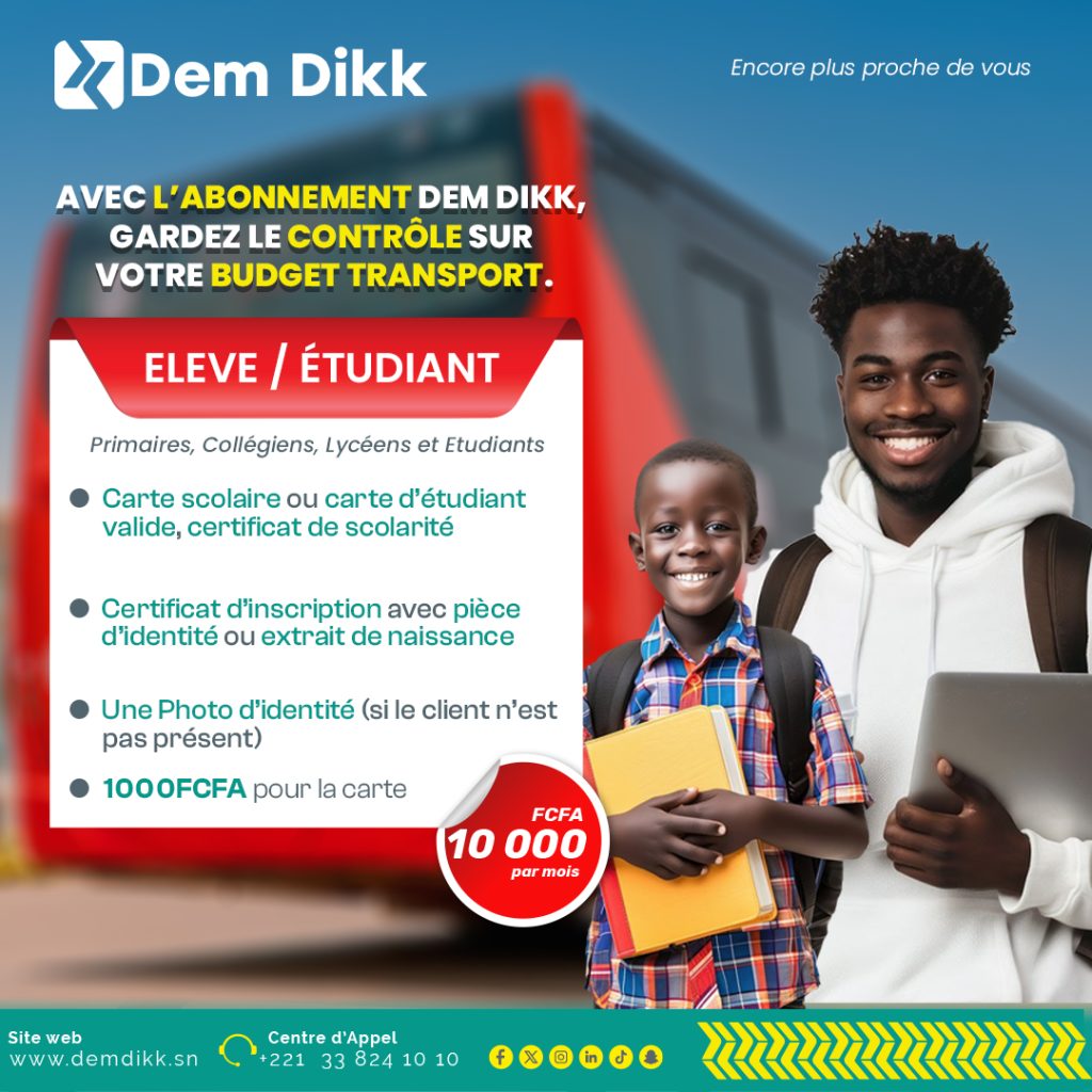 abonnement eleve etudiant